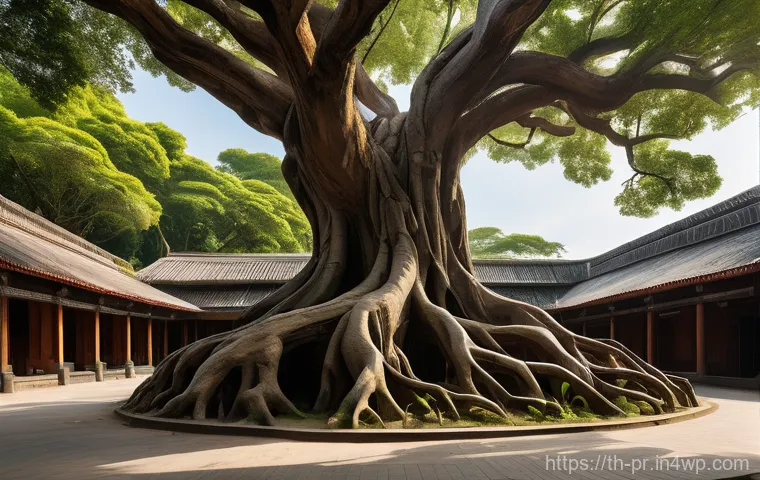 장소 특정적 예술의 역사적 배경 - **Prompt 1: "Nature's Embrace on Urban Relics"**
    "A majestic, intricate sculpture crafted from a...